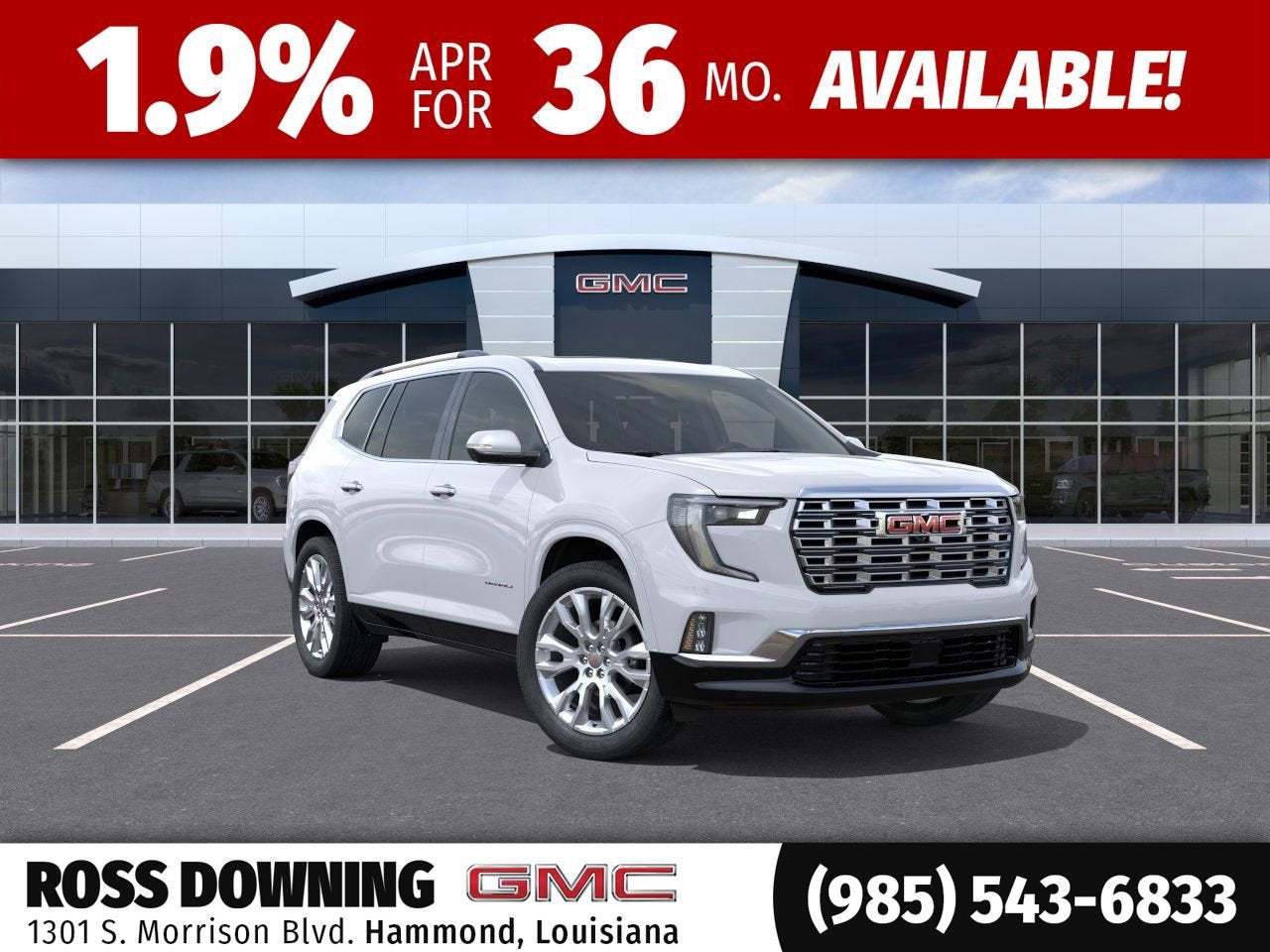 2026 GMC Acadia Denali