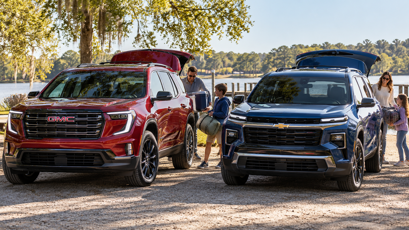 New GMC Acadia vs Chevrolet Traverse for Louisiana Families