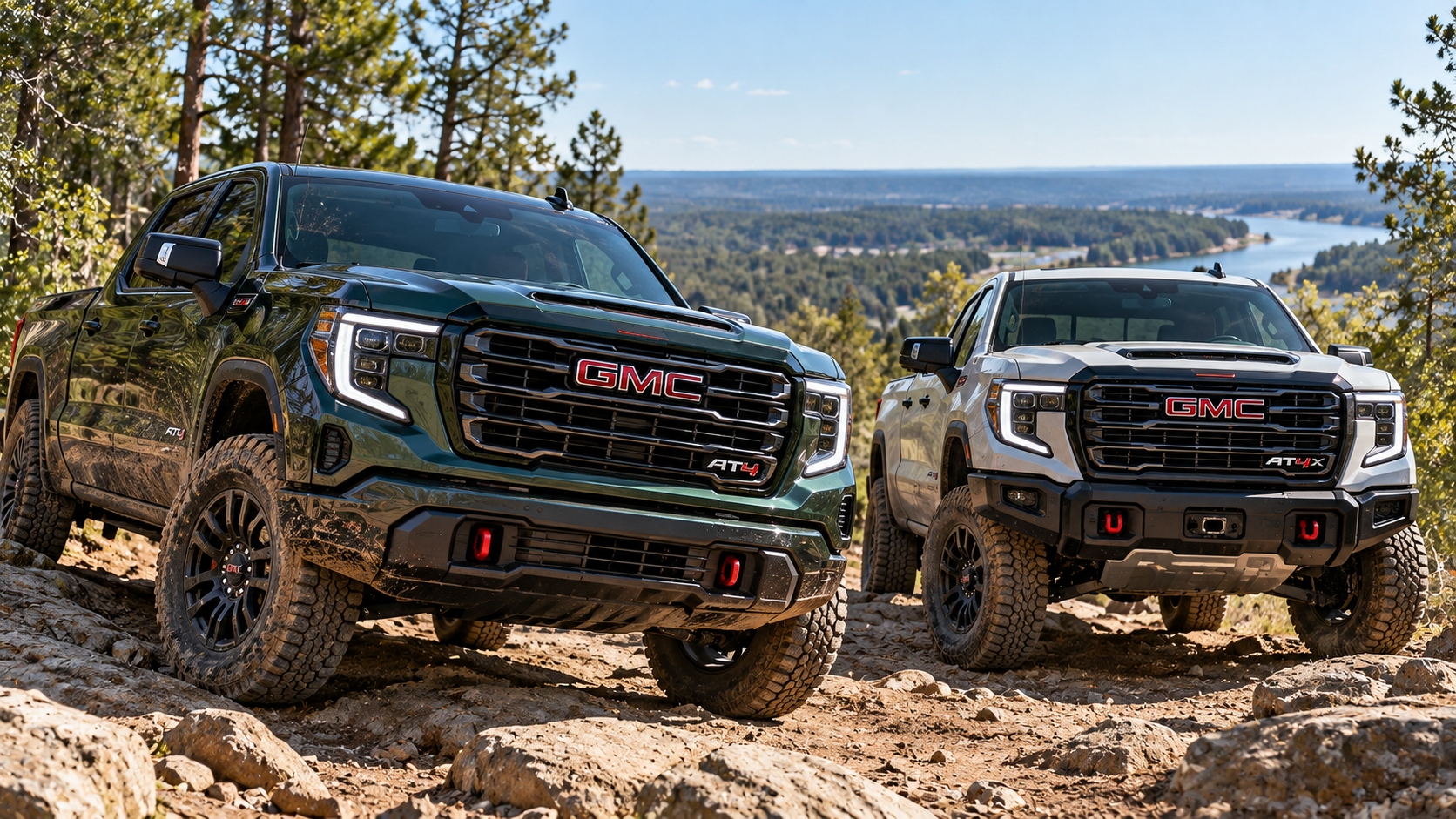 Sierra 1500 Trims AT4 vs AT4X for Gonzales Drivers